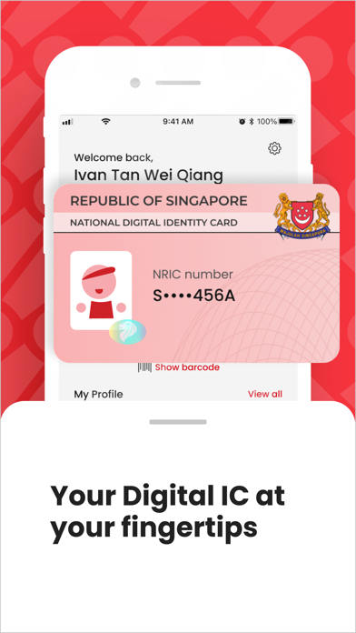 Singpass screenshot 1