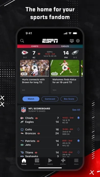 ESPN: Live Sports & Scores screenshot 1