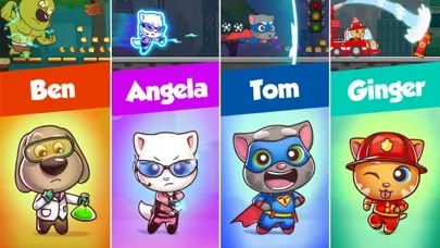 Talking Tom Candy Run screenshot 4