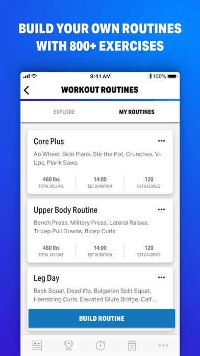 Map My Fitness Workout Trainer screenshot 2