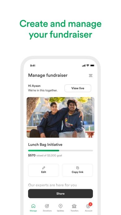 GoFundMe: Best in Crowdfunding screenshot 3