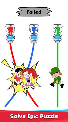 Toilet Rush Race: Draw Puzzle screenshot 21