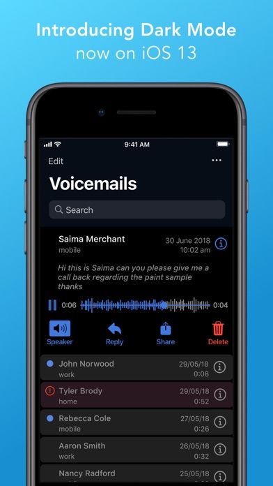 World Voicemail screenshot 2
