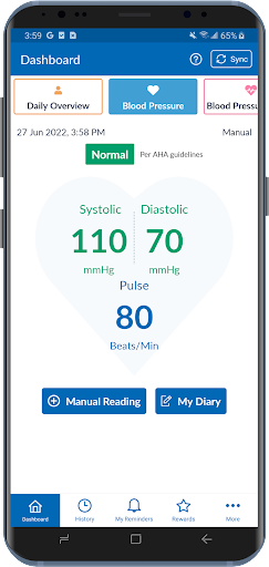 OMRON connect screenshot 1