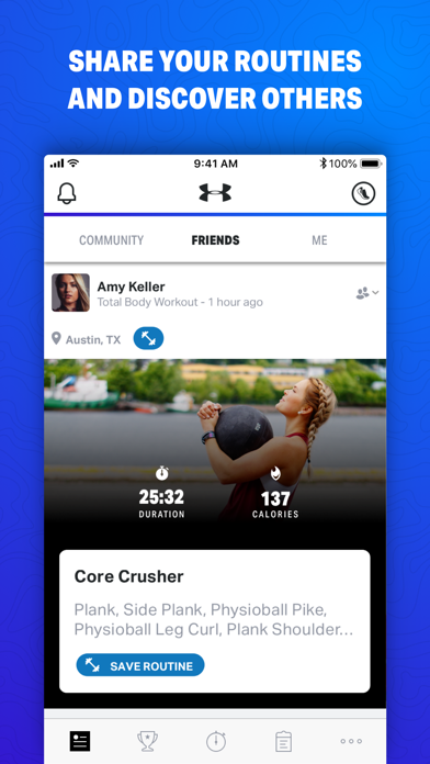 Map My Fitness Workout Trainer screenshot 4