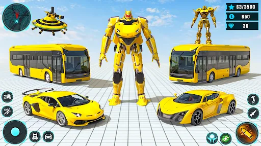 Robot War: Robot Transform screenshot 1