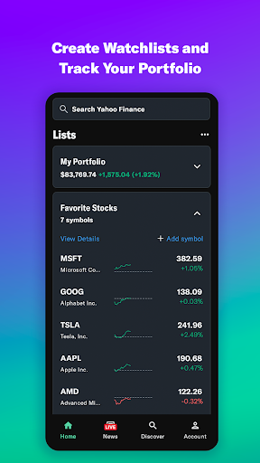 Yahoo Finance screenshot 10