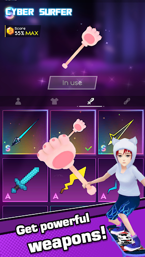 Cyber Surfer: Beat&Skateboard screenshot 11
