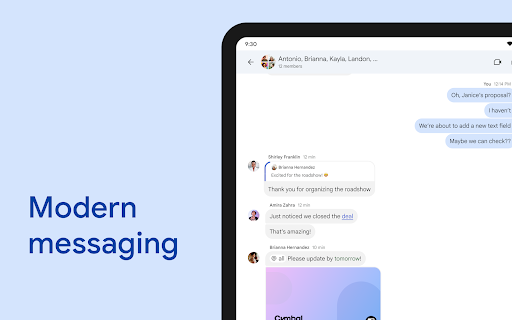 Google Chat screenshot 15