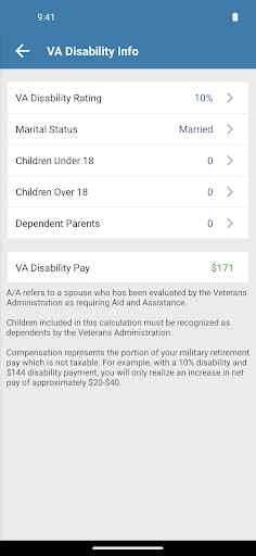 Military Retirement screenshot 12