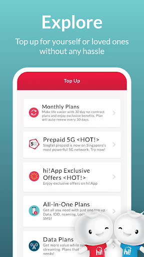 Singtel Prepaid hi!App screenshot 2