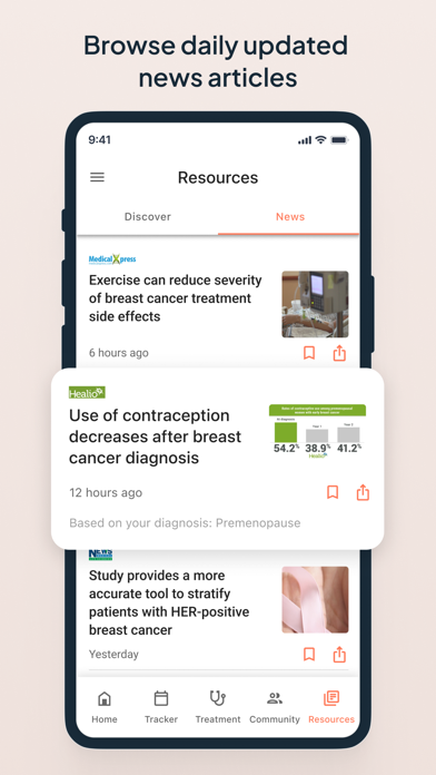 Outcomes4Me Cancer Care screenshot 7