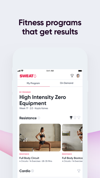 Sweat screenshot 2