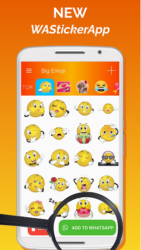 Big Emoji sticker for WhatsApp screenshot 2
