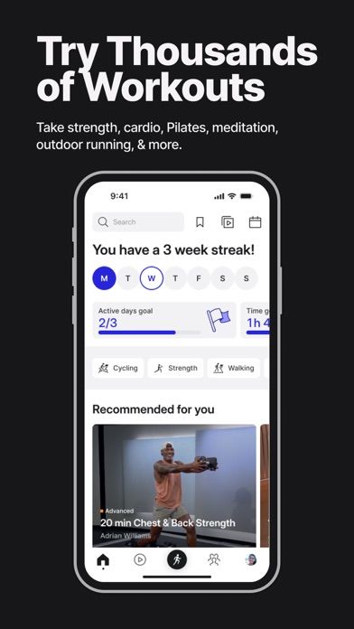 Peloton screenshot 3