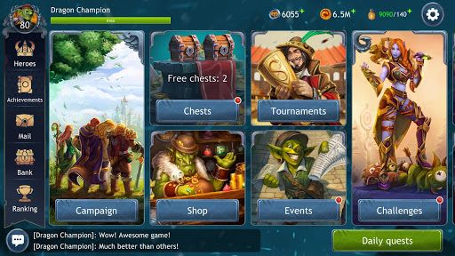 Dragon Champions: War RPG Game screenshot 22