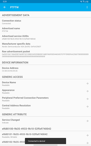 LightBlue® — Bluetooth LE screenshot 13