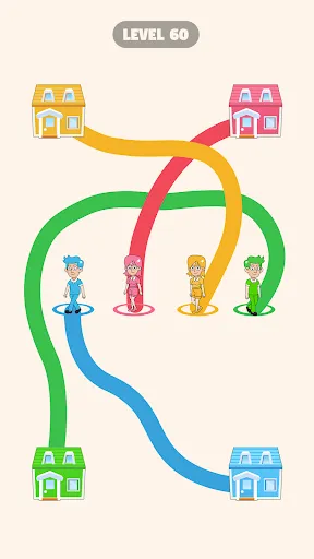 Draw To Home: Brain Puzzle screenshot 1