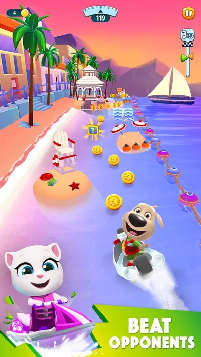 Talking Tom Jetski 2 screenshot 2