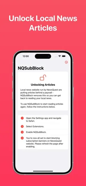 NQSubBlock - Block Sub Banner screenshot 1