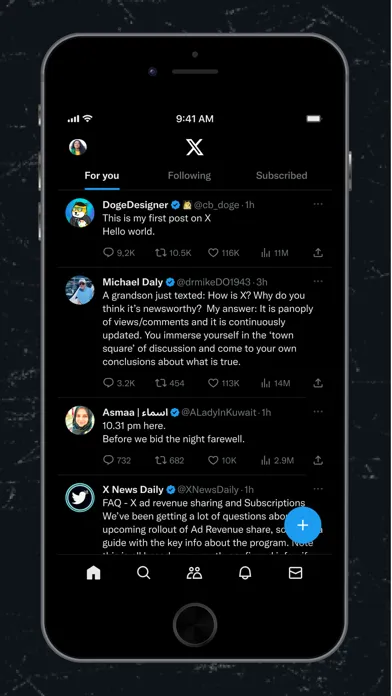 X screenshot 1