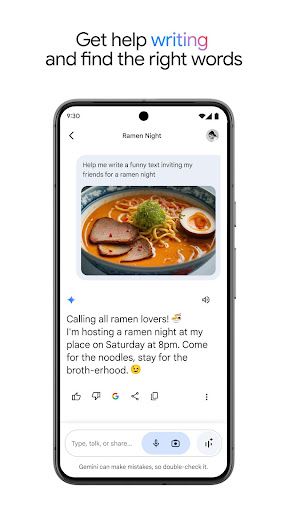 Google Gemini screenshot 5