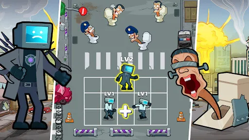 Merge War: Skibydy vs Kamera screenshot 15