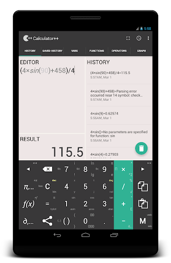 Calculator ++ screenshot 7