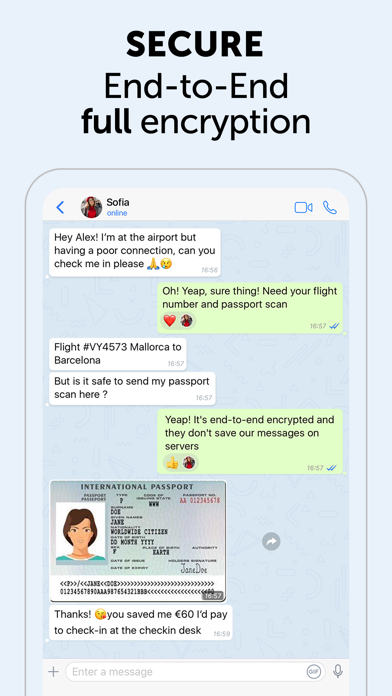 Zangi Messenger screenshot 2
