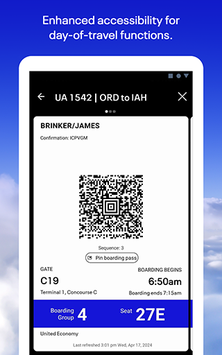 United Airlines screenshot 7